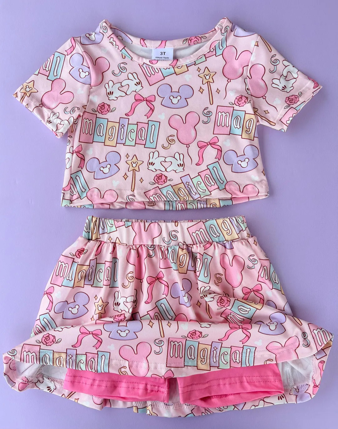 Magical Mouse Ears Theme Park  Skort Set | Etsy (US)