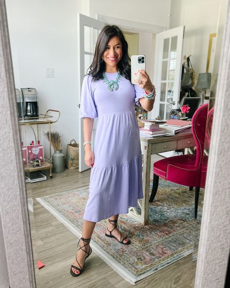 I found out I'm a HOC Winter this past week, so I overhauled my closet to keep ONLY what falls into my color palette. This Amazon dress is a pretty perfect match to Iced Lavender. 💜 #HOCWinter 

#LTKshoecrush #LTKstyletip #LTKunder50