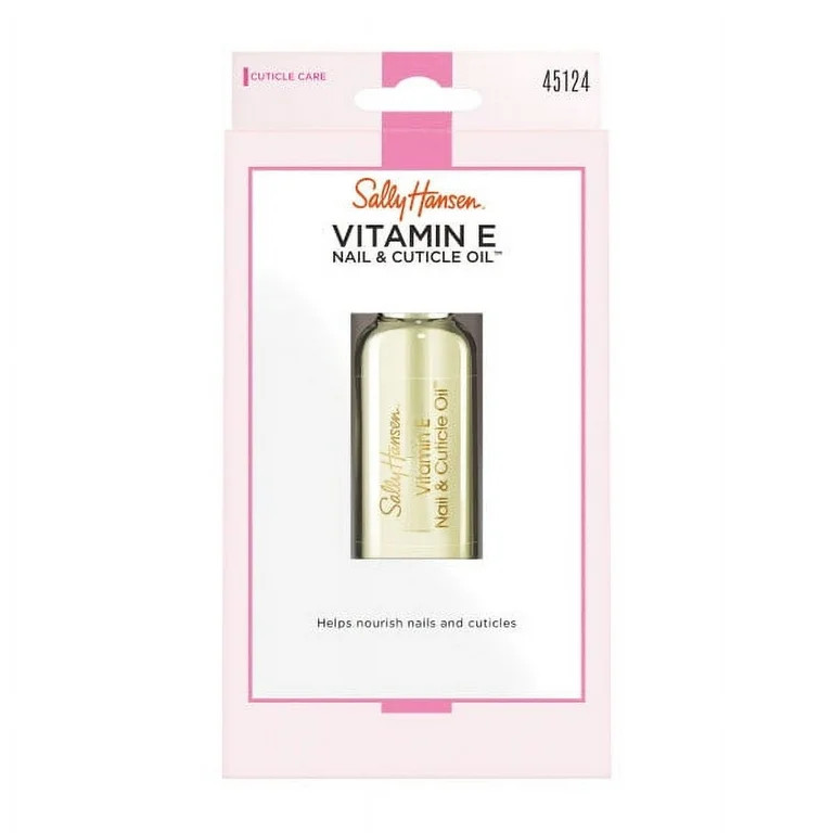 Sally Hansen Vitamin E Nail and Cuticle Oil 0.45 fl oz, Nourishing & Hydrating | Walmart (US)
