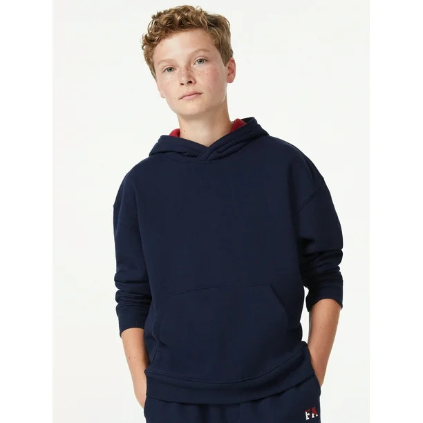 Free Assembly Boys Graphic Print Hoodie, Sizes 4-18 - Walmart.com | Walmart (US)