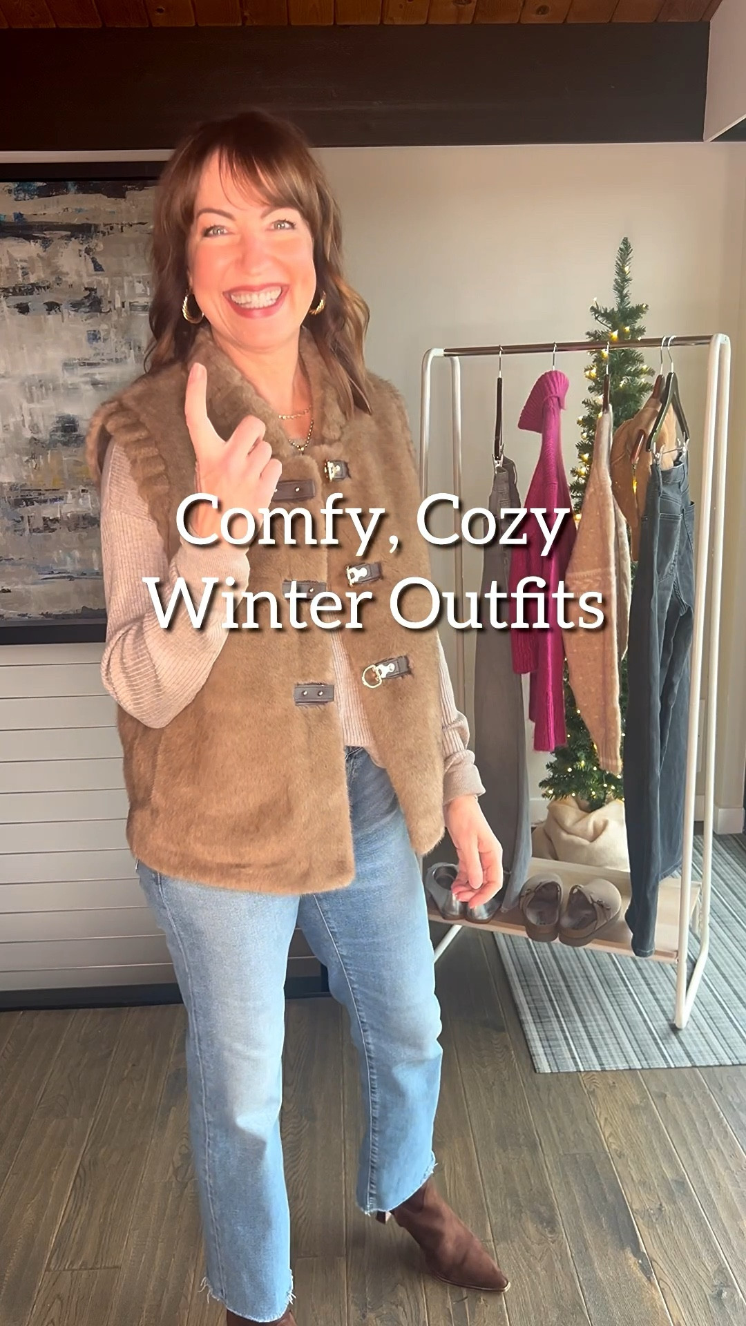 Comment SHOP for outfit links!🛍️
Time to move on from sequins and get back into comfy, cozy winter outfits! It’s also time to get back into structured pants! My gray jeans have the best fit, and my black jeans are actually sweatpants jeans. They are so comfy,  and I found a pair that are very affordable.  My sweaters were Christmas gifts, and I love them both. The pink turtleneck is Valentine’s Day ready!💕
How to Shop:🛍️
-Comment SHOP for outfit links!
-Click the link in our bio to shop
-Watch our stories for links! 

Nordstrom, fair isle sweater, pink turtleneck sweater, Paige jeans, sweatpants jeans, triangle scarf, Mephisto clogs

#LTKootd #LTKOver40 #LTKmomlife