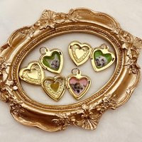 Custom Necklace Pet Portrait Hand Painted Gift Personalized Jewelry For Owner Heart Locket Best Her | Etsy (US)