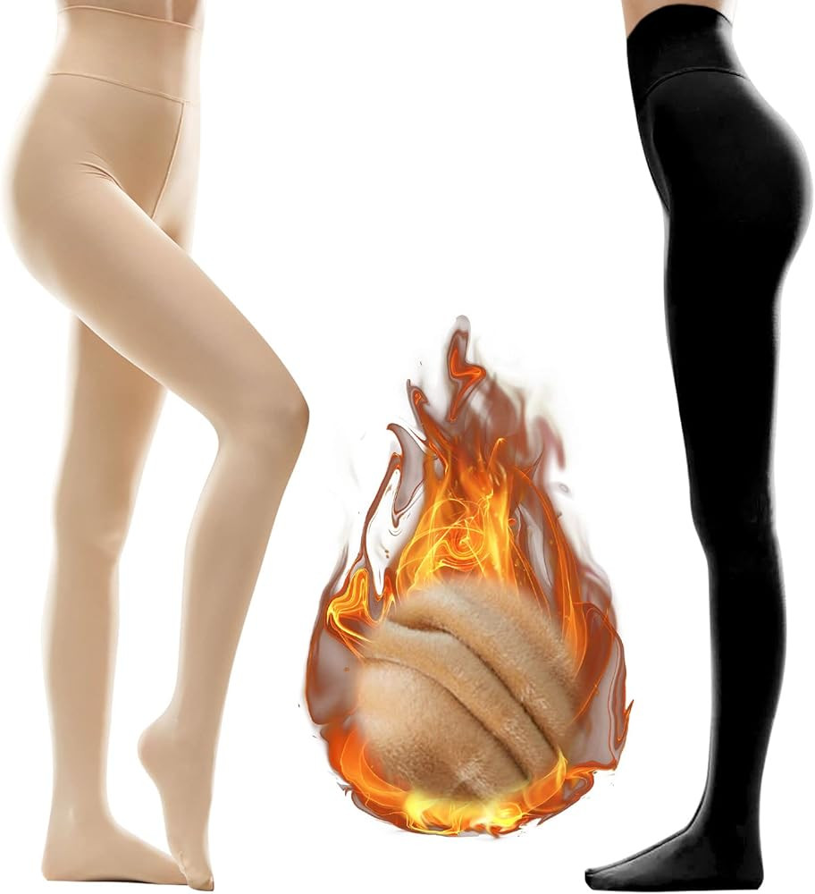 Thermal Tights Women Pantyhose Leggings Fleece Warm Tights for Women Winter | Amazon (US)