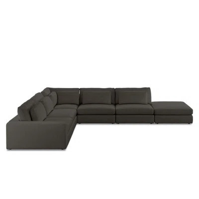 Palla 131" Wide Modular Corner Sectional with Ottoman | Wayfair North America