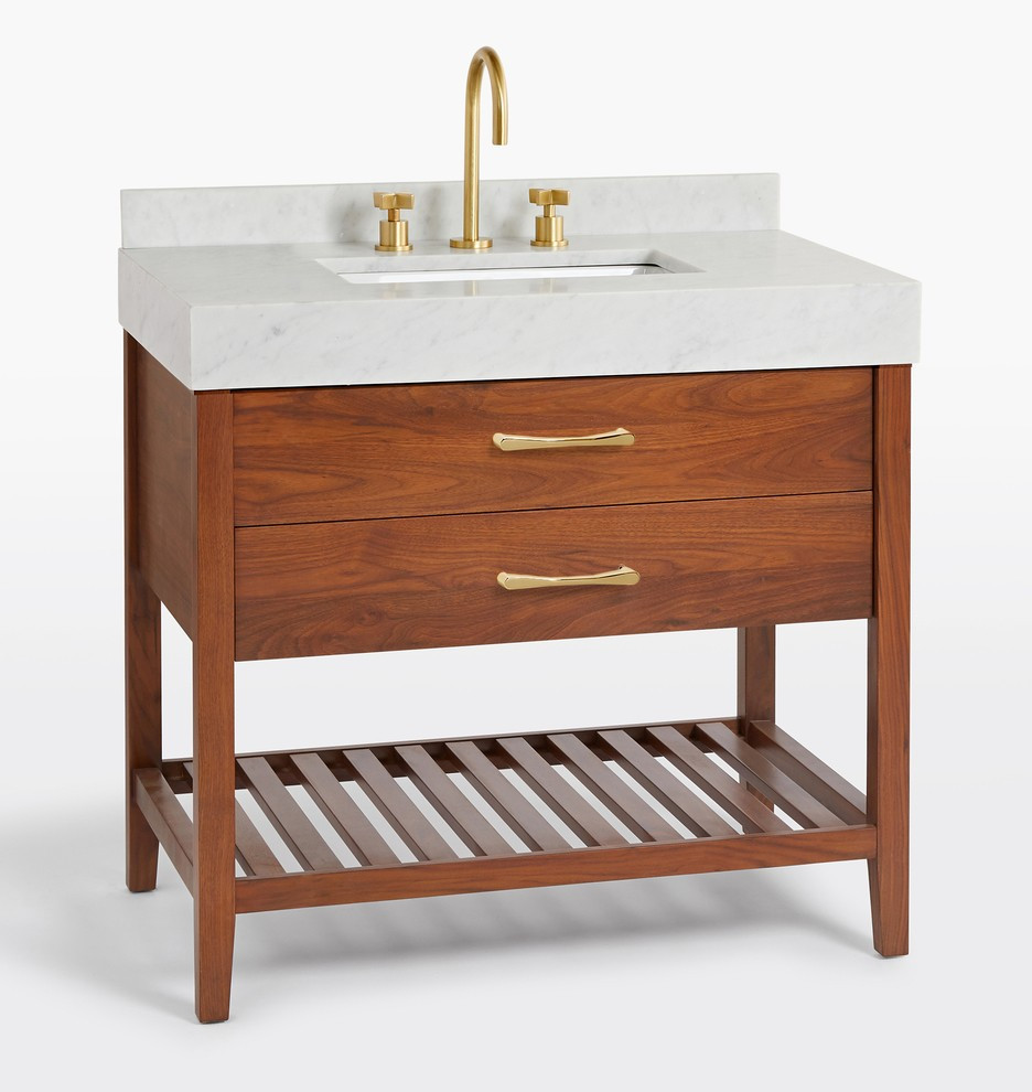 Richmond Walnut Single Vanity | Rejuvenation