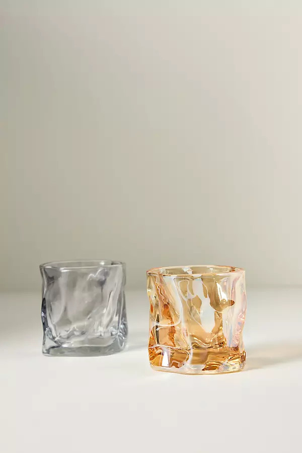 On The Rocks Double Old Fashioned Glasses, Set of 2 | Anthropologie (US)