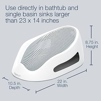 Angelcare Baby Bath Support (Grey) | Ideal for Babies Less than 6 Months Old | Amazon (US)