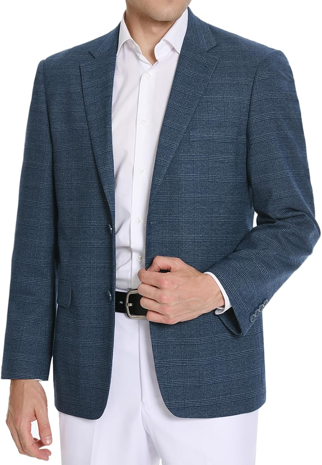 Men's Houndstooth Sport Coat Classic Fit Stretch 2-Button Blazer | Amazon (US)