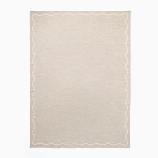 RHODE Melange Scallop Rug | West Elm (US)