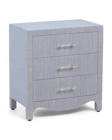 24x14x26 3 Drawer Wavy Bottom Accent Table | TJ Maxx