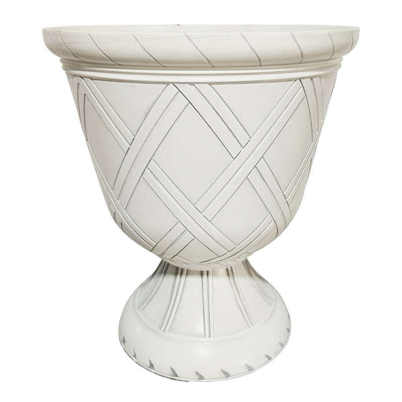 Lattice Urn Outdoor Planter, 17" | At Home