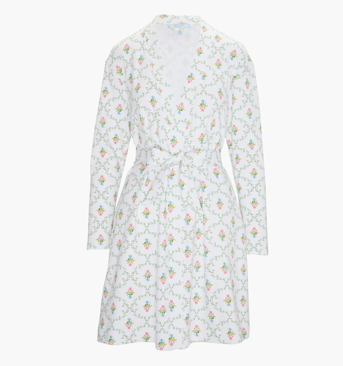 The Ivory Robe | Pastel Trellis / XXS | 100% Cotton | Hill House Home | Hill House Home US