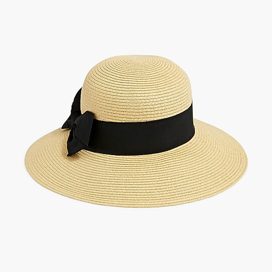 Big bow straw hat | J.Crew Factory