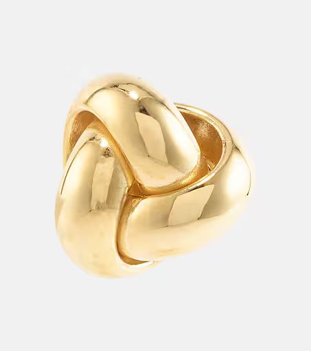 Puffed Knot 14kt gold earrings | Mytheresa (UK)