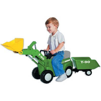 Skyteam Farm Tractor with Big Scoop and Trailer Ride-On | Target
