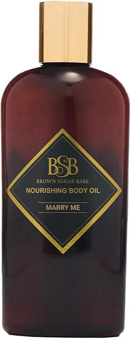Brown Sugar Babe Marry Me Body Oil, Black Currant and Freesia Essential Oils, Nourishing Scented ... | Amazon (US)