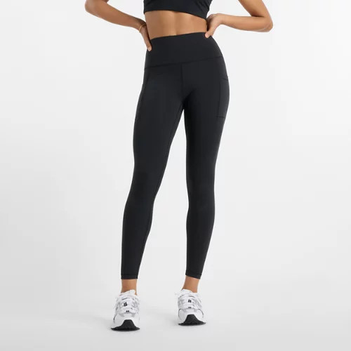 New Balance Women's RC Pocket Legging 25"" - Black (Size L) | New Balance Athletics, Inc.