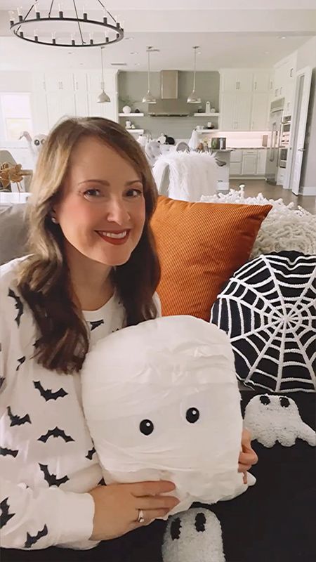 Shop my spooky cute Halloween decor at Modern Farmhouse Glam for your home. 

Mummy pillow candy corns spiders ghosts couch sofa sectional rug tufted ottoman home decor seasonal Fall pumpkins 

#LTKunder50 #LTKhome #LTKSeasonal