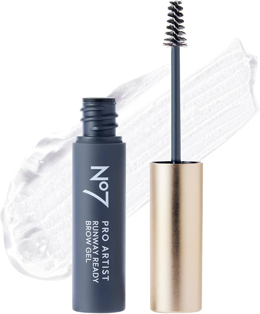 No7 Pro Artist Clear Eyebrow Gel - Lightweight Brow Gel to Sculpt, Tame & Set - Flexible Formula ... | Amazon (US)