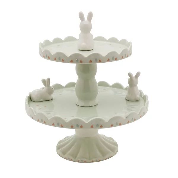 Celebrate Easter Together 2-Tier Bunny Decorative Tray Table Decor | Kohl's
