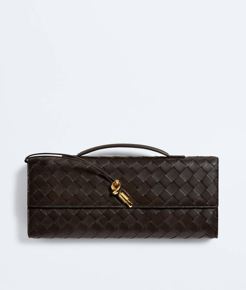 Women's Andiamo Clutch in Fondant | Bottega Veneta US | Bottega Veneta