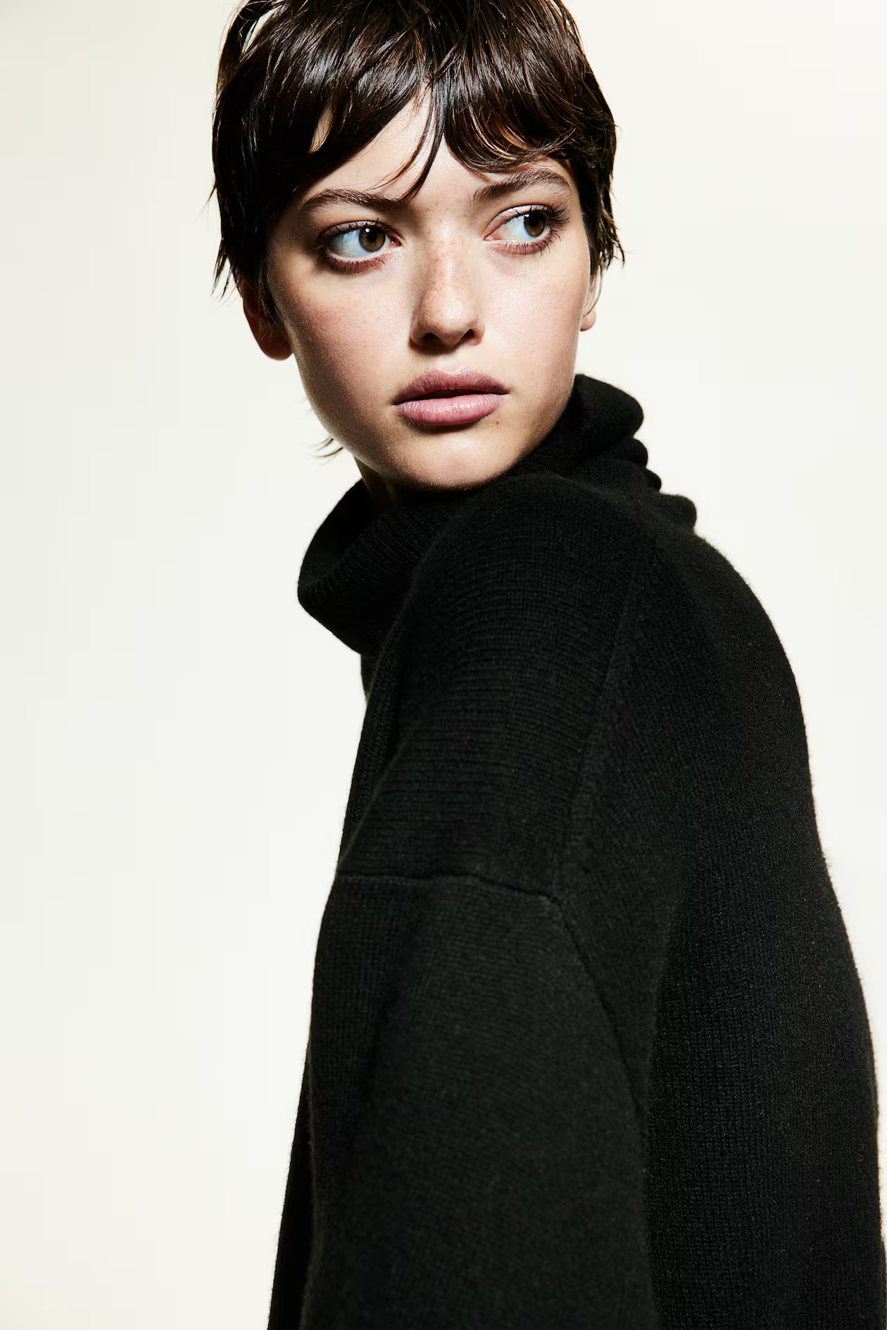 Cashmere-blend Turtleneck Sweater | H&M (US + CA)