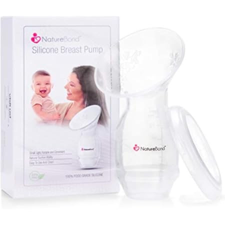 NatureBond Silicone Breastfeeding Manual Breast Pump Milk Saver Suction. New 2020 All-in-1 Pump S... | Amazon (US)