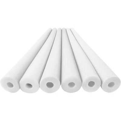 Play22usa Pool Noodles Foam 6 Pack – Large White Foam Noodle Tubes, Bulk Swim Noodles, Multi-Purpose Float, Exercise & Craft Aid | Target