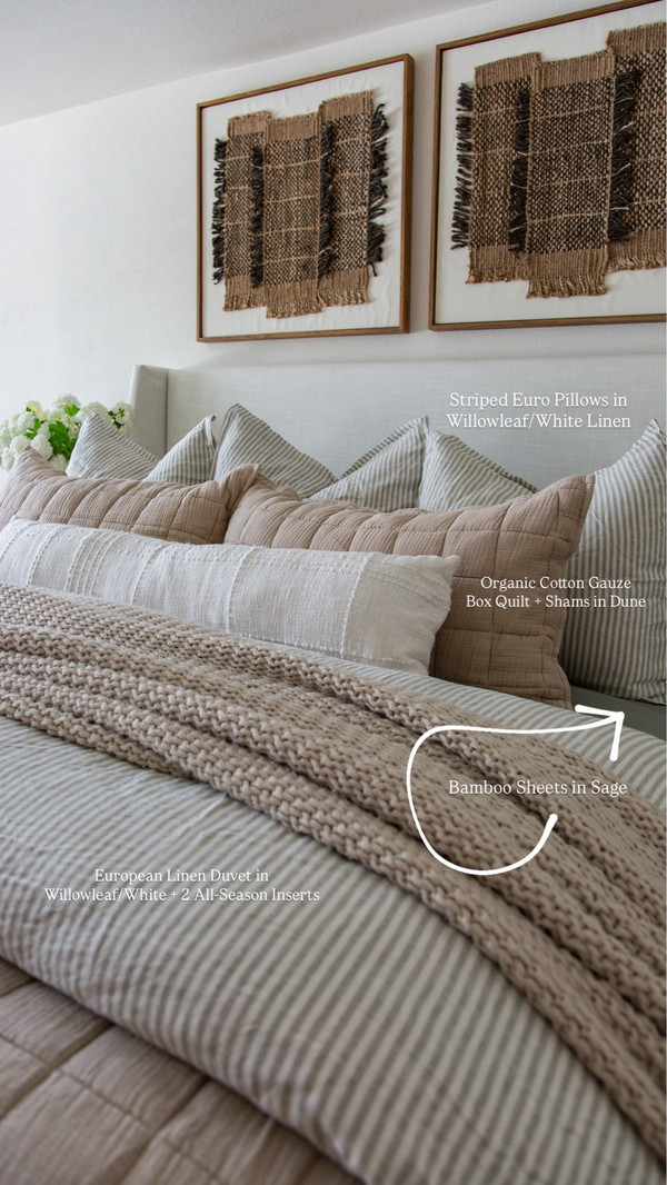 This is your sign that neutral bedding doesn’t have to be boring.