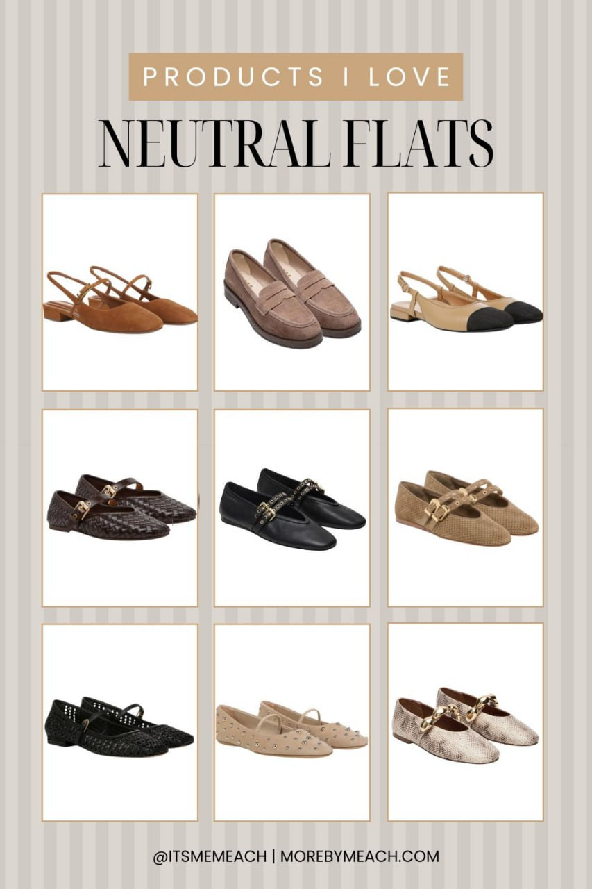 Neutral flats are my everyday go-to when I want to look put together without sacrificing comfort. Easy to dress up or down and they truly go with everything in your closet. Comfortable, timeless, and practical exactly what I love in a good flat. 

 #LTKGiftGuide #LTKootd #LTKmomlife