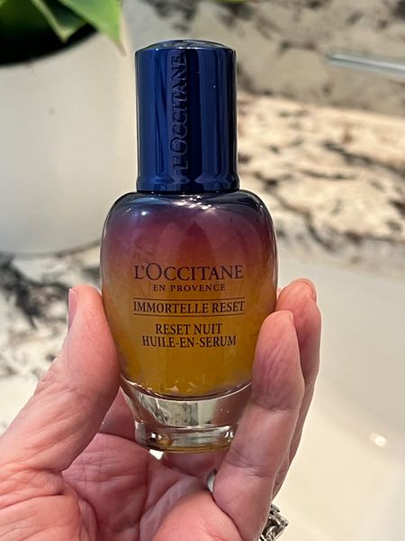 This is one of the best-selling products from L'Occitane. It has their Immortelle extract in this overnight serum in oil. It really helps to moisturize and smooth the skin while I sleep. A great choice for glowing skin.
#skincareroutine #beautyfavorites #selfcare #matureskin

#LTKover40 #LTKfindsunder50 #LTKbeauty