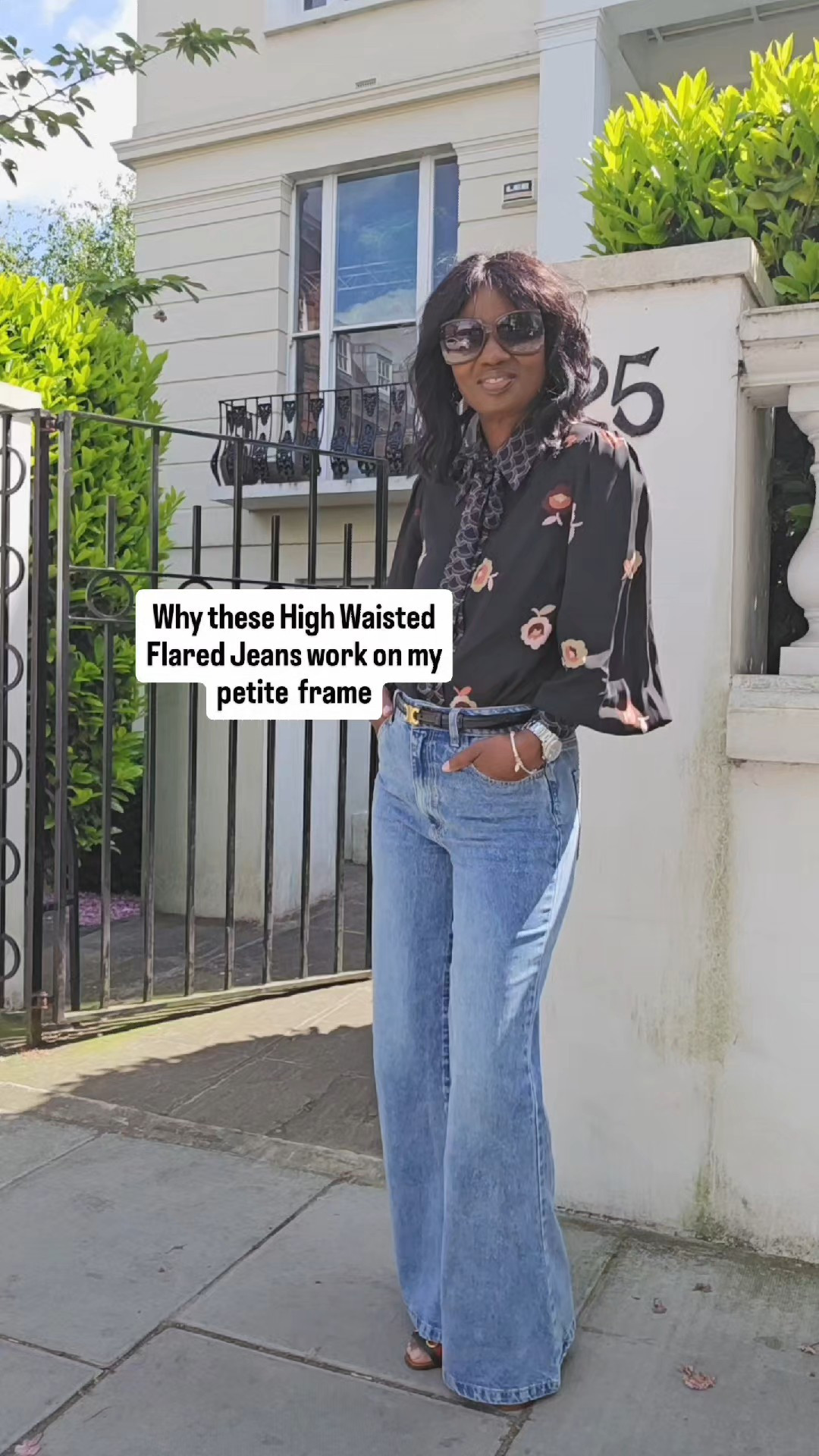 Petite Style Tips...high waisted flared jeans elongates the legs and creates balance around the hips

#LTKstyletip #LTKjeans #LTKpetite