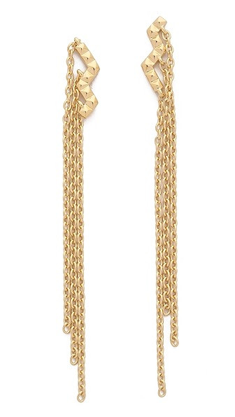 Elizabeth And James Erte Earrings - Gold | Shopbop