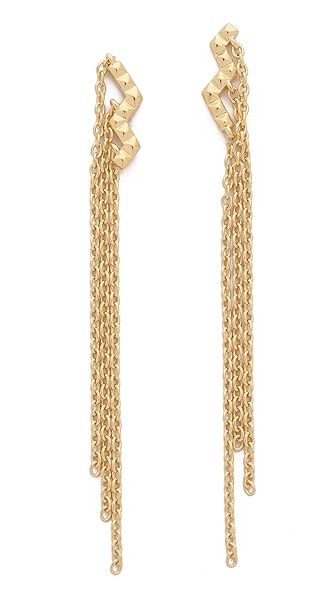 Elizabeth And James Erte Earrings - Gold | Shopbop