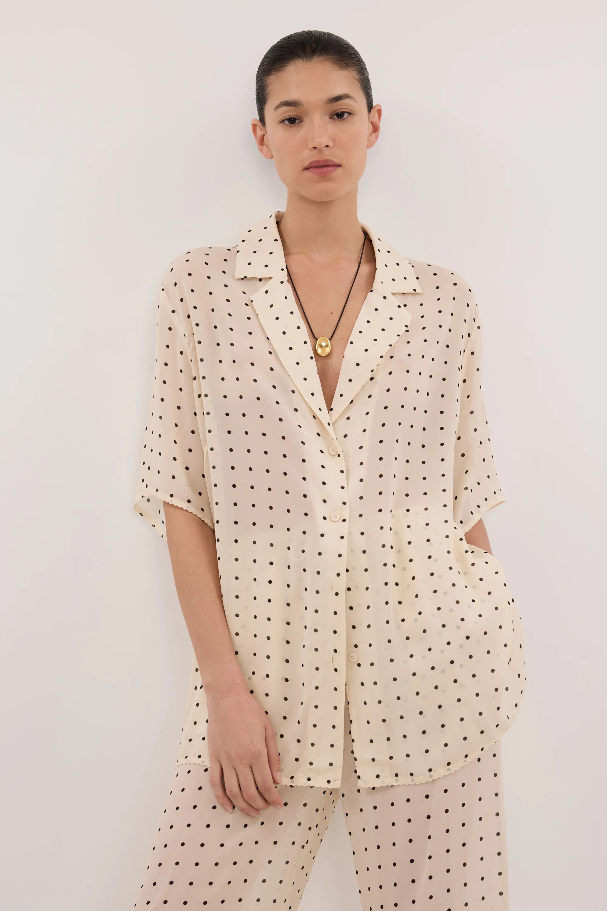 VANESSA SANDSTONE GGT RESORT SHIRT | DISSH