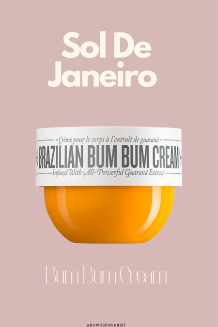 Sol De Janeiro Bum Bum Cream bought at Sephora 


#LTKbeauty #LTKsalealert #LTKunder100