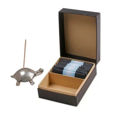 Arrie Turtle Aroma in Silver 8 Piece Incense and Incense Holder Bloomsbury Market | Wayfair North America