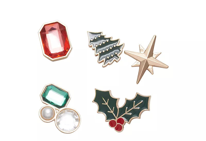 Crocs Unisex Elevated Ornament 5 Pack Jibbitz - Assorted | Rack Room Shoes