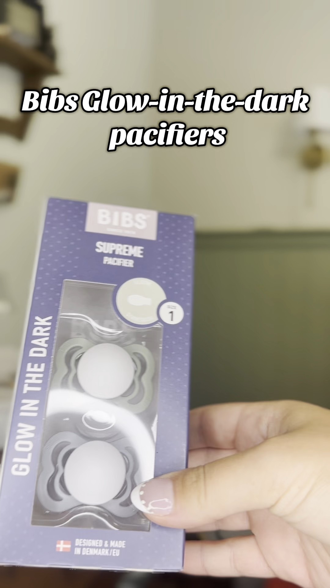 Bibs glow in the dark pacifiers