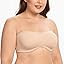 MELENECA Women's Strapless Bra for Large Bust Minimizer Unlined Bandeau with Underwire | Amazon (US)
