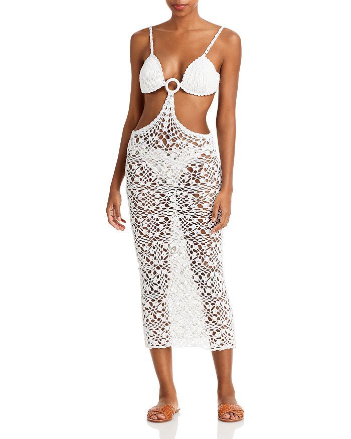 Martina Crochet Swim Cover-Up Dress | Bloomingdale's (US)