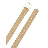 Time and Tru Cinturón de Gamuza Perforado con Ranuras para Mujer, Camel | Walmart (US)
