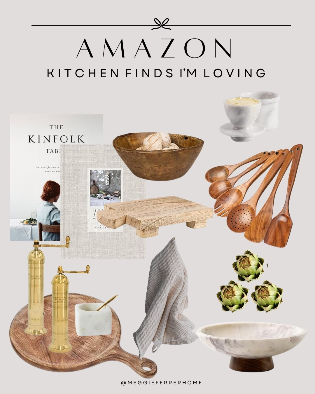 Kitchen Finds I’m Loving 🤎
A few Amazon kitchen pieces I reach for over and over—mixing wood, marble, and brass for that cozy, lived-in feel.
Linked everything from the prettiest cookbook to the serving pieces that look way more expensive than they are. 🤍

Shop the full roundup here!

#LTKhome #AmazonFinds #NeutralHomeStyle #ModernOrganicHome #KitchenFavorites #LTKSale


#LTKFindsUnder50 #LTKHome #LTKSaleAlert