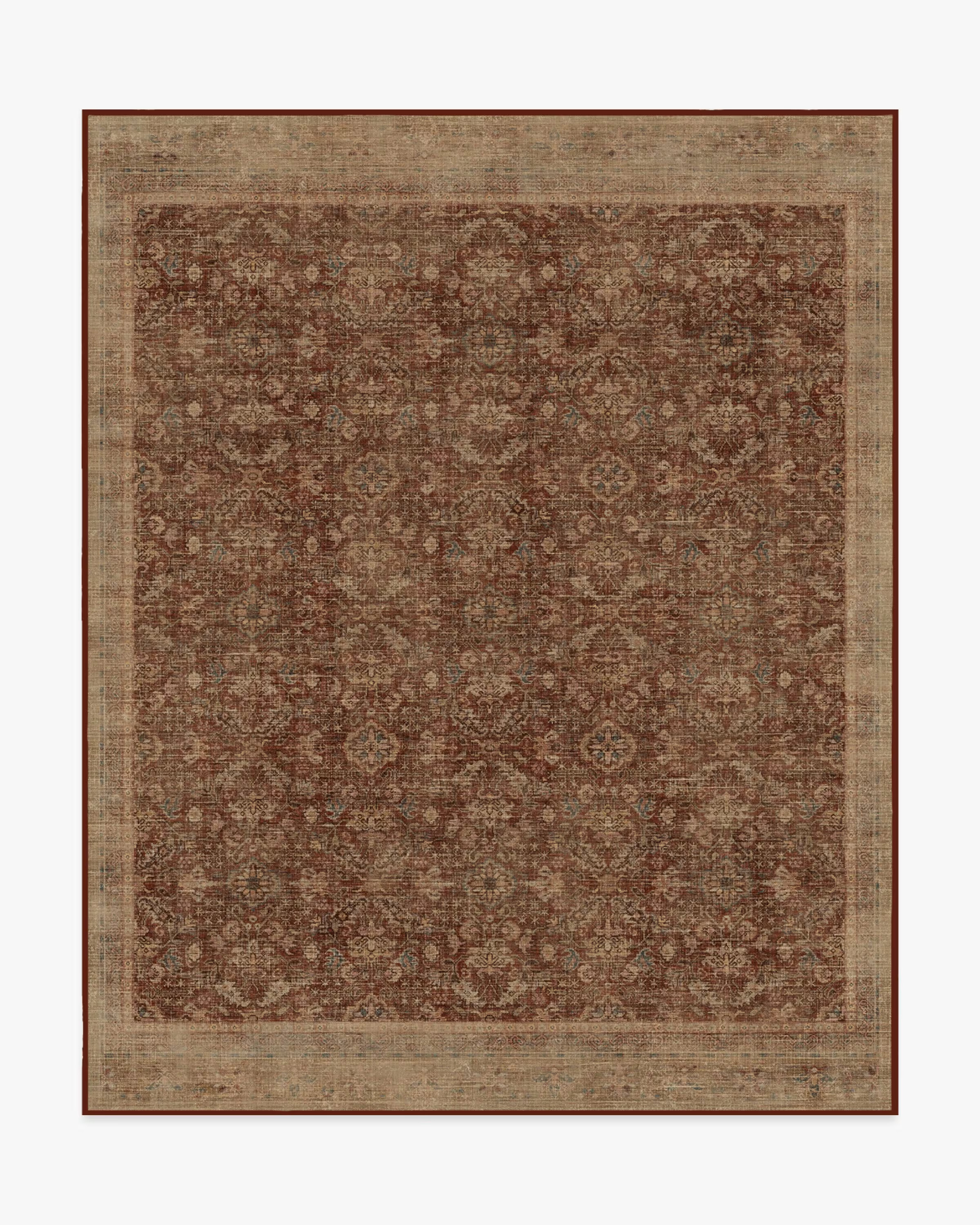 Frances Golden Red Rug | Ruggable