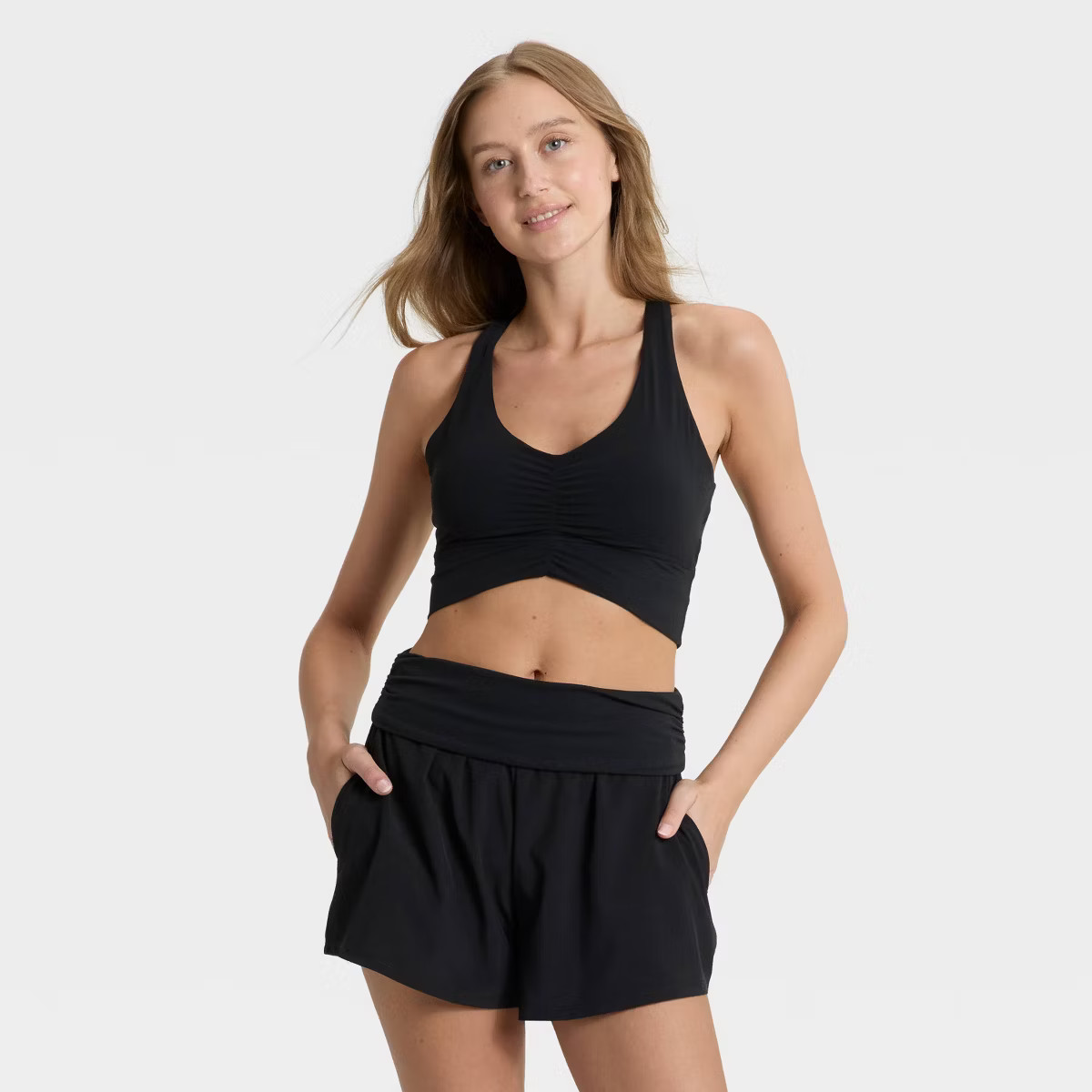 Women's Cinched Longline Sports Bra - JoyLab™ | Target