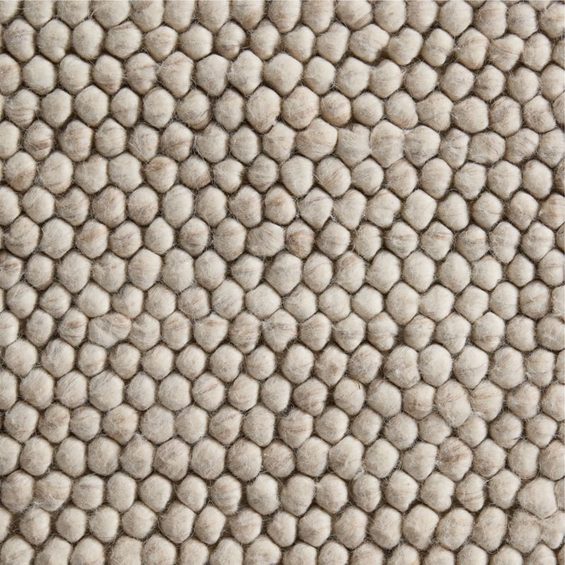 Orly Wool Blend Handwoven Ivory Area Rug 8'x10' + Reviews | Crate & Barrel | Crate & Barrel