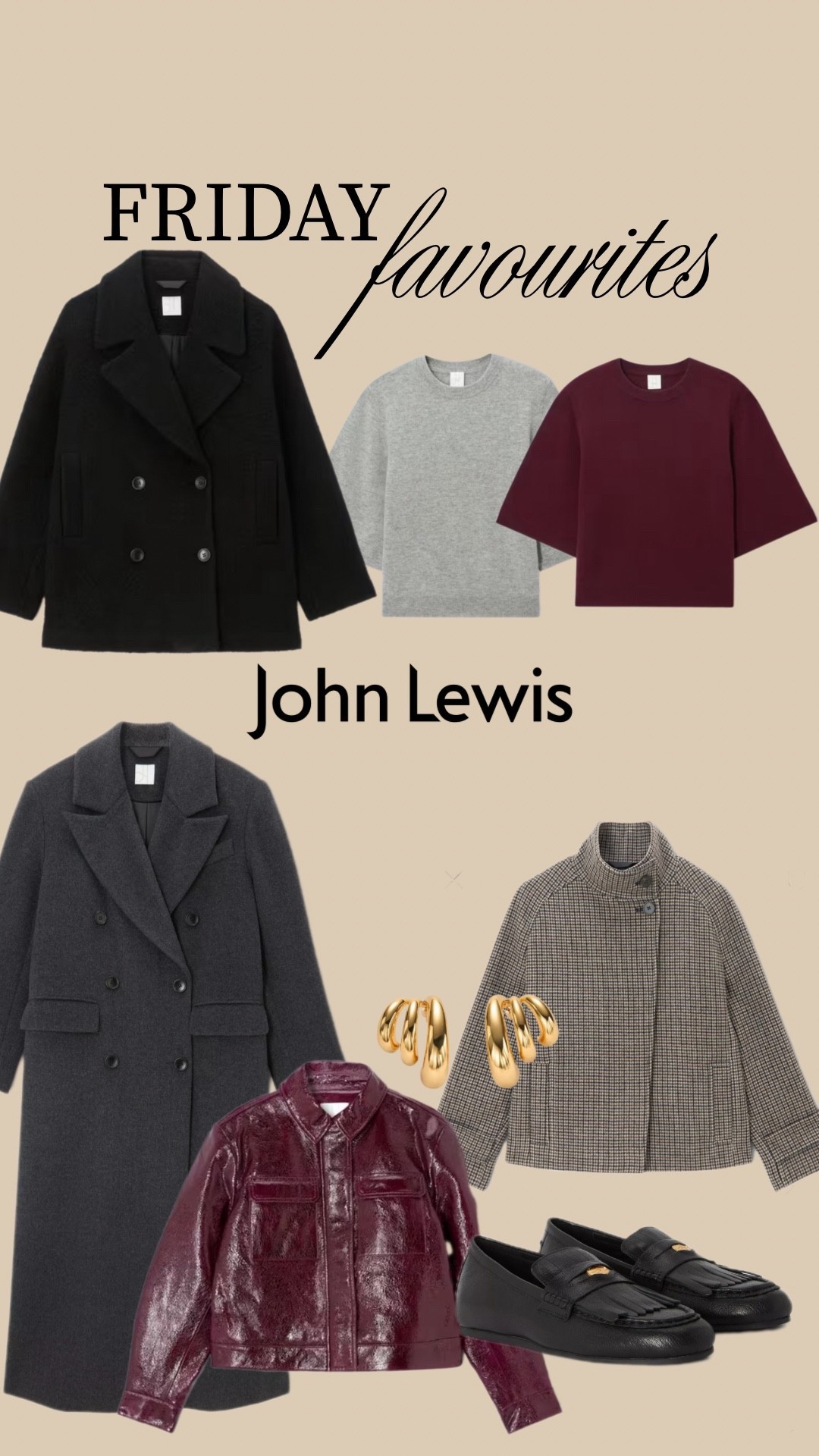 This week’s favourites are from new in at John Lewis - common denominator being jackets and coats, my fave is the burgundy vinyl! 

#LTKstyletip #LTKuk #LTKautumn