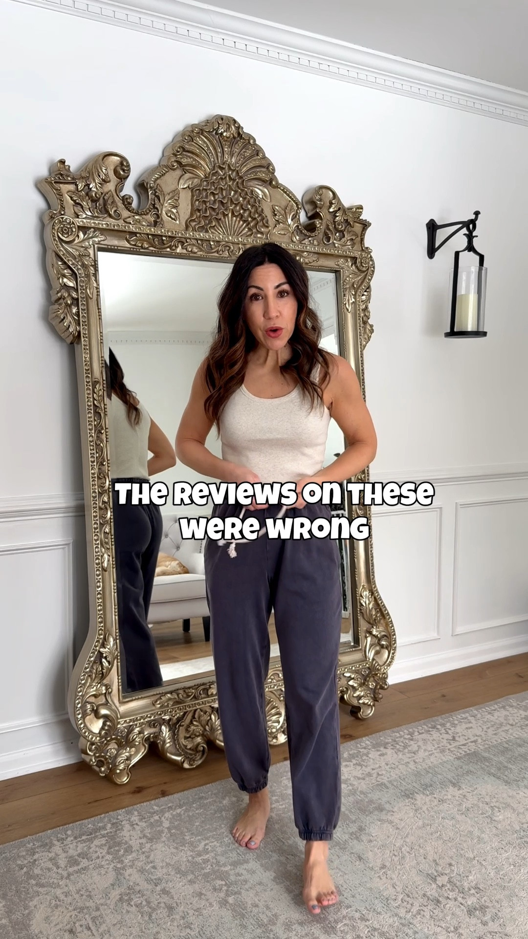 I almost skipped these jogger sweatpants because the reviews were mixed, but holy cow are they good! Vintage cotton, terry cloth lining and they come in length options. Added a spring sweater, Adidas sneakers, and my denim jacket was just restocked and it’s 20% off with code FF20. Perfect casual spring outfit. 

Sweatpants XS petite (code YOURS). Tank top small. Denim jacket small (code FF20). Sweater small (code TAMMY10 at Studio 4). Sneakers size down. 

#LTKOver40 #LTKSaleAlert