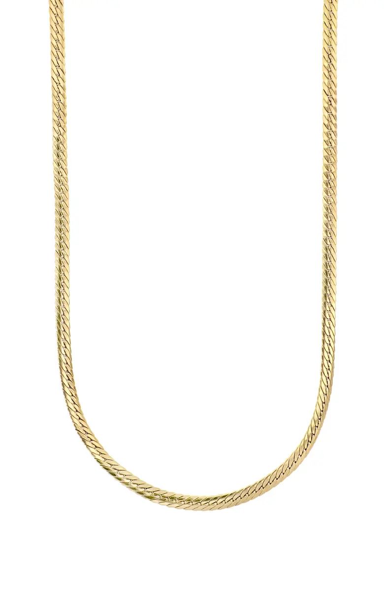 14K Gold Snake Chain Necklace | Nordstrom