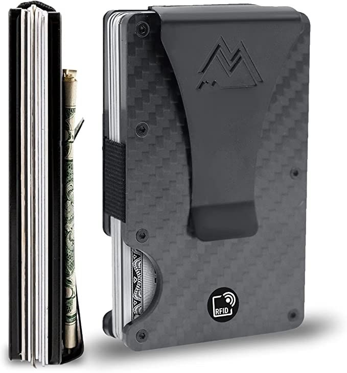 Mountain Voyage Minimalist Wallet for Men - Slim RFID Wallet, Scratch Resistant, Credit Card Hold... | Amazon (US)